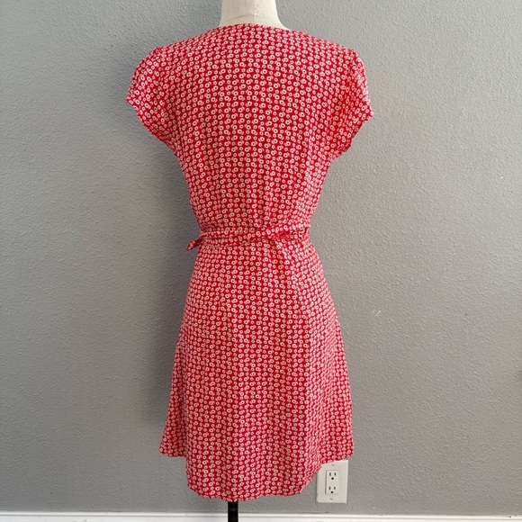 Aerie Floral wrap dress Size XS EUC - Picture 6 of 8